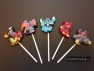 490sp Skydudes Chocolate or Hard Candy Lollipop Mold